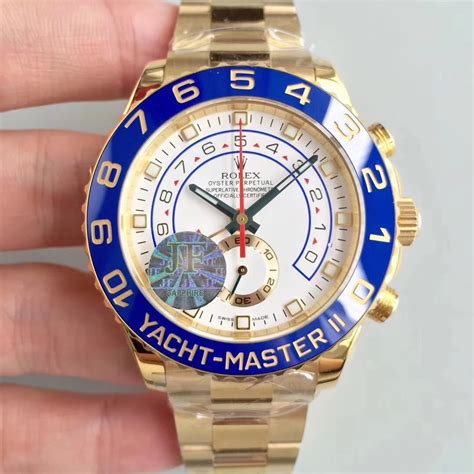 rolex yachtmaster gold replica|Rolex yacht master 11 price.